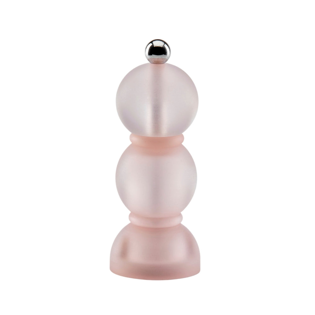 Pale Pink Frosty Mini Bob Salt or Pepper Mill