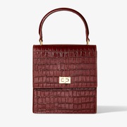 The Mini Lady Bag Croc Embossed