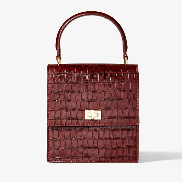 The Mini Lady Bag Croc Embossed