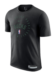 Nike On-Court 2024-25 Legend Practice Black Milwaukee Bucks T-Shirt