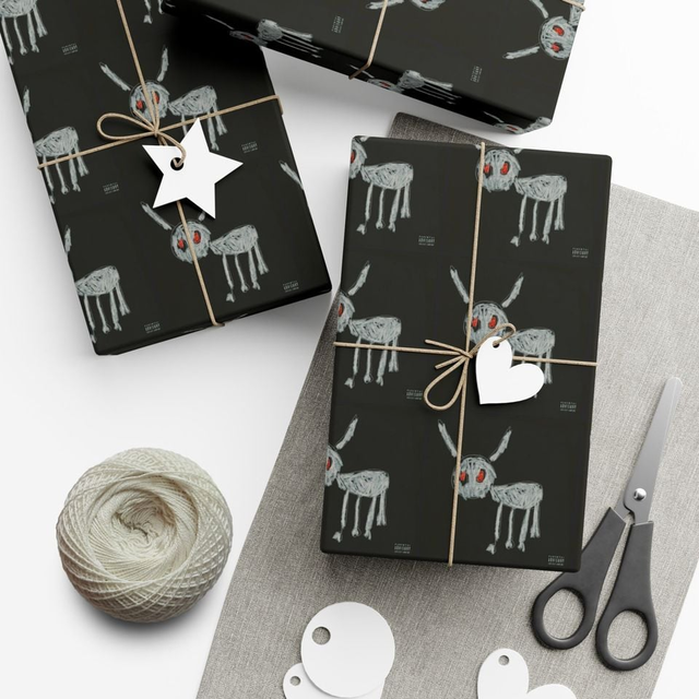 Drake "For All the Dogs" Gift Wrapping Paper 30" x 36" sold by Fireplace High-Rise | SKU 97811270 | Printerval