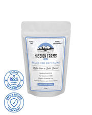 Relax CBD Bath Soak - Mission Farms CBD