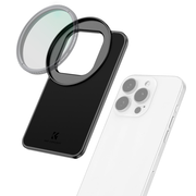 K&F Concept 6.1 inch Magnetic Lens Filter Mount Adapter Compatible with iPhone and 67mm Threaded Filters, Compatible with 16/15/14/13/12, 16/15/14/13/12 Pro (Filter Not Included)
