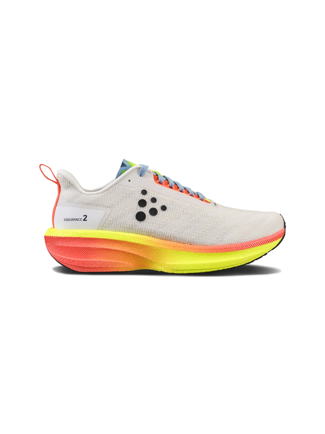 Men's Endurance 2 Running Shoe - Ash White/Shock