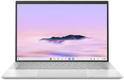 ASUS - Expertbook CX54 Chromebook Plus 14" Laptop with Google AI - Intel Core Ultra 5 with 8GB Memory - 128GB SSD - Fog Silver