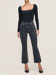 Bridget Boot High Rise Instasculpt™ Crop Jeans | Nightshade