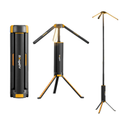 BougeRV New Outdoor Portable Telescopic Camping Lantern (Black)