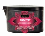 Kama Sutra Strawberry Dreams Massage Candle - 6oz