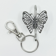 Key Ring Purse Hook, Filagree Butterfly