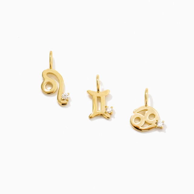 Diamond Zodiac Charm