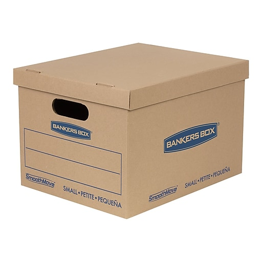 Bankers Box® SmoothMove 15" x 10" x 12" Moving Box, Kraft, 5/Bundle (7714212)