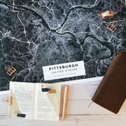 Map poster of Customizable Map Art Prints (Streetmap poster)