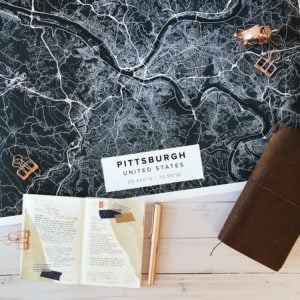 Map poster of Customizable Map Art Prints (Streetmap poster)