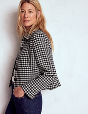 Knightsbridge Wool Jacket-Black Dogstooth