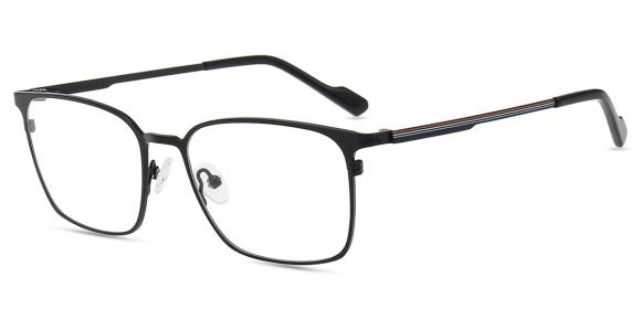 Unisex full frame Metal eyeglasses | Firmoo.com