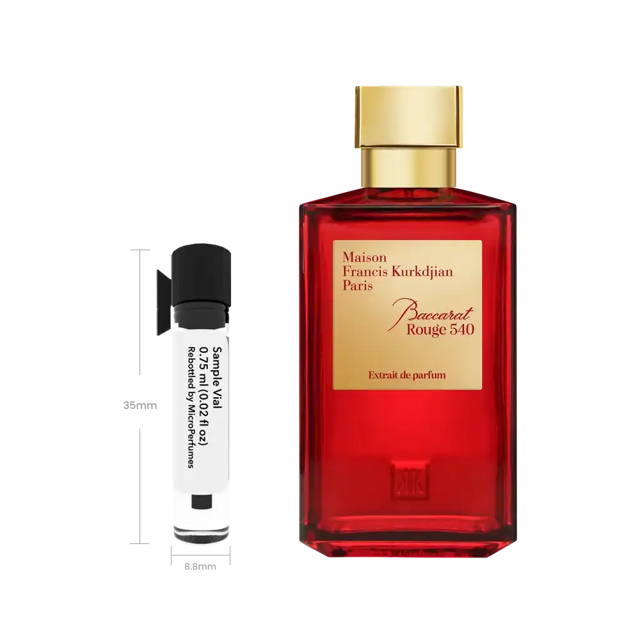 Baccarat Rouge 540 Extrait (Parfum) Samples for women and men by Maison Francis Kurkdjian