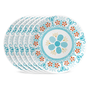 Corelle® Global Collection Terracotta Dreams 6.75” Appetizer Plates, 6-pack
