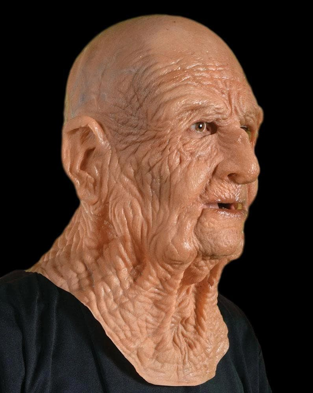 "Supersoft Old Man" Moving Mouth Mask
