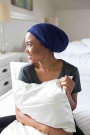 The Slap (Satin-lined cap) - Navy