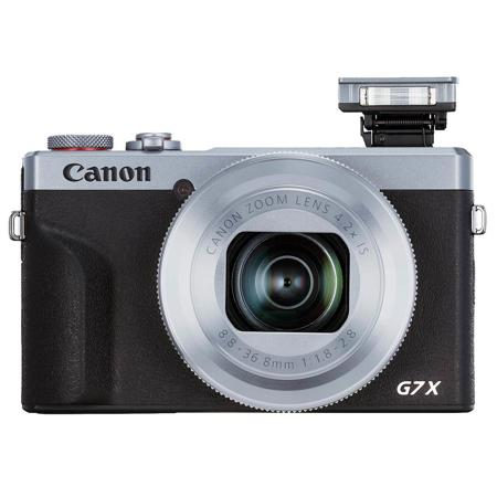 Canon PowerShot G7 X Mark III 20.1MP Digital Point and Shoot Camera, 4.2x Optical Zoom, Silver