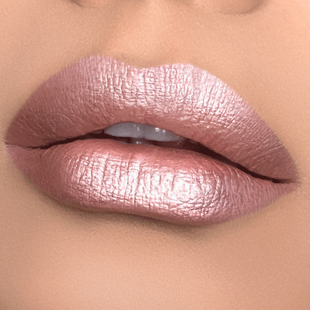 Soft Box | A Pale Nude/Pink With Silver And Gold Shimmer Liquid Lipstick