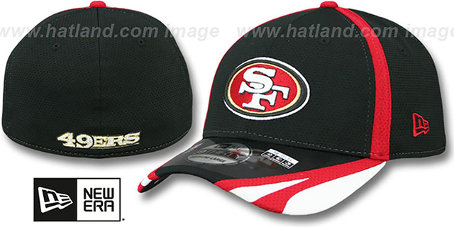 49ers '2014 NFL TRAINING FLEX' Black Hat by New Era