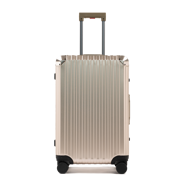 TREK Aluminum Suitcase Champagne
