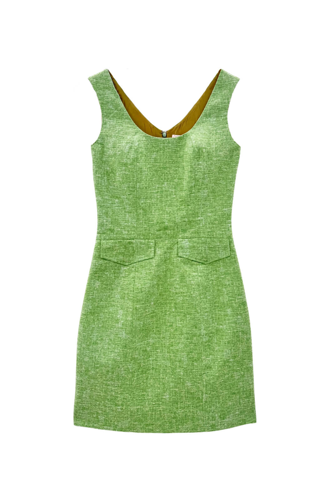 The Joan Jumper - Spring Green Tweed