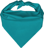 Wholesale Turquoise Solid Bandana Triangle - 14x20x14 - Buy 1 Piece