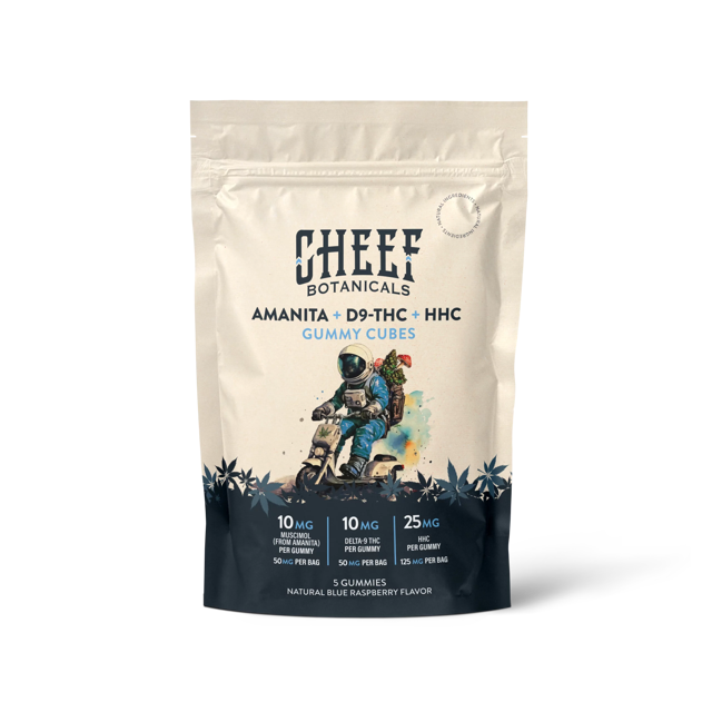 Amanita muscaria + Delta-9 THC + HHC Gummy Cubes