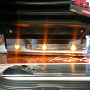 Stainless Steel Seat Base Covers With Cutout LED Lights