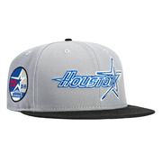 New Era 59Fifty Behind The Wheel Houston Astros 35th Anniversary Patch Word Royal UV Hat - Grey, Black