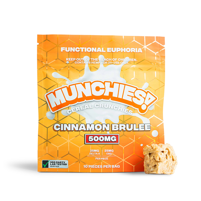 Cinnamon Brulee 500mg THC+CBD Cereal Crunchies