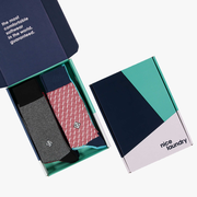 Monogram Sock Box ~ 6 pairs