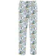 Men's Print Pajama Pants in Spring Sky Winter Woodland