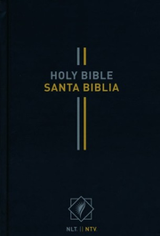 Biblia Bilingüe NLT/NTV, Enc. Dura Negra  (NLT/NTV Bilingual Bible, Hardcover, Black)