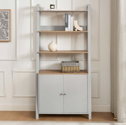 Nell Hallway Shelf with Cupboard - Grey