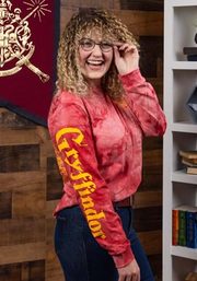 Unisex Cakeworthy Gryffindor Tie Dye Long Sleeve T-Shirt