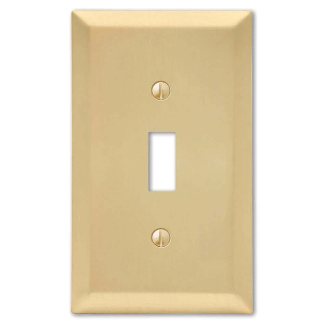 Century Satin Brass Cover Plates