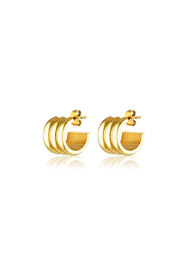 Liv Hoop Earrings | Gold