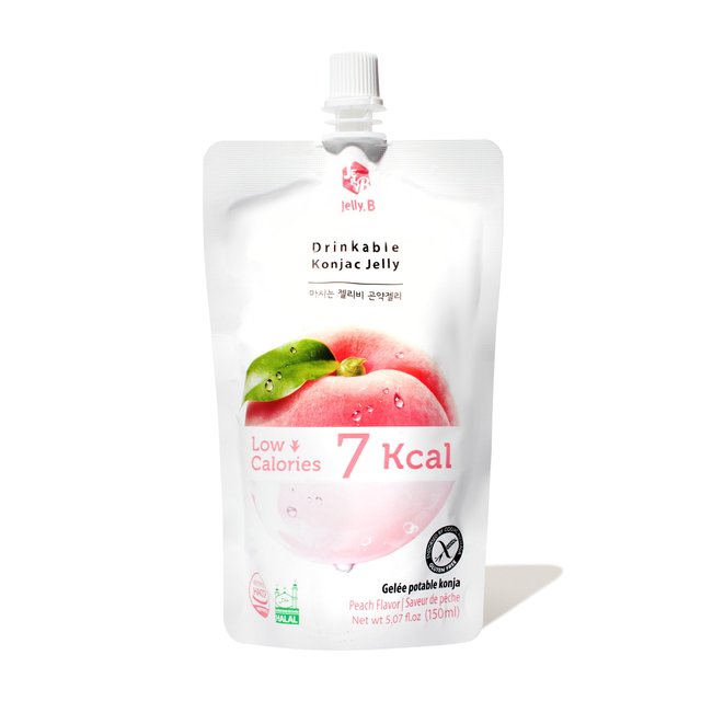Jelly.B Low Calorie Drinkable Konjac Jelly: Peach