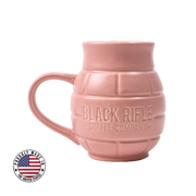 BRCC Grenade Mug, Sand Pink