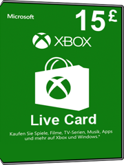 Xbox Live Card - 15 GBP