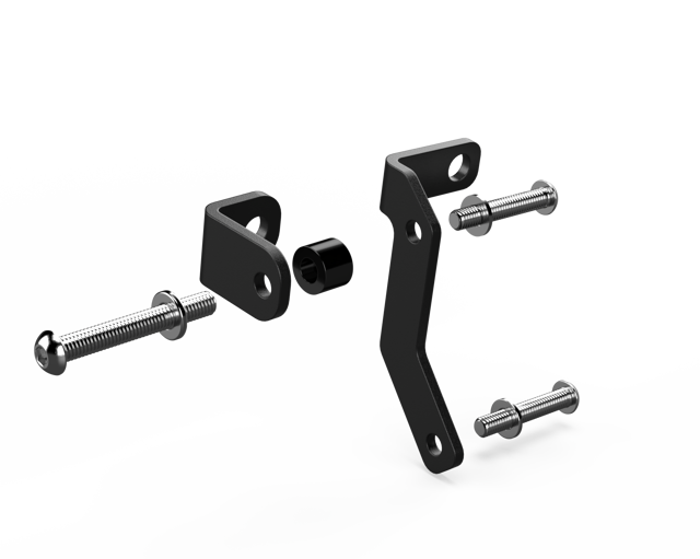 DENALI Split Horn Mount - BMW R1300GS & R1300GS Adventure