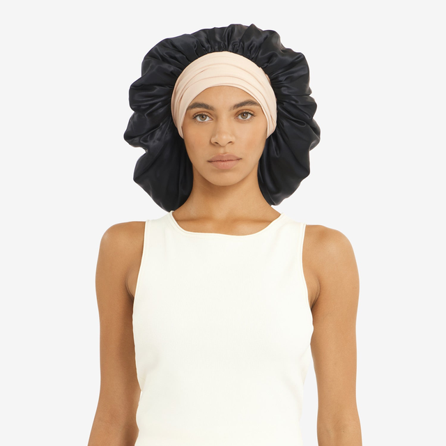 XL Hair Bonnet Organic Silk