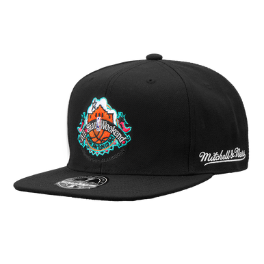 San Antonio Spurs Hats Mitchell and Ness 1996 All-Star Weekend Snapback Hat - Black