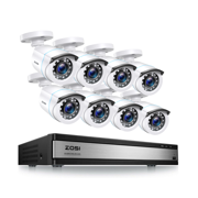 C106 16 Channel 1080P CCTV Security System + Up to 16 Cameras + Optional Hard Drive