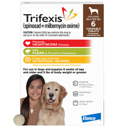 Trifexis For Dogs - spinosad|milbenycin oxime - 60.1-120 lbs (6 chewable tablets) - [Heartworm Prevention]