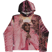 YOUNG THUG SP5DER TAPESTRY HOODIE (MULTI)