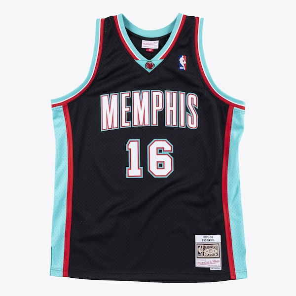 Men's Pau Gasol Black Memphis Grizzlies 2001-02 Swingman Jersey